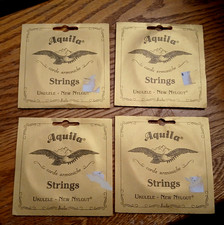 4 Sets Aquila Nylgut Concert Ukulele String Sets Regular 7 U  4 Pack Sale NOS