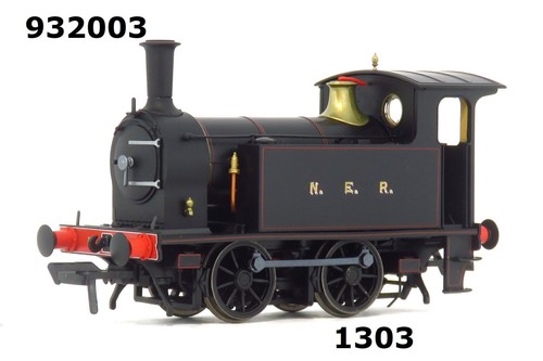 Rapido 932003 Y7 Klasse 0-4-0T 1313 in ner gefüttert schwarze Lackierung mit Sound entfernt | Condition: New