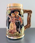 New ListingVintage Ceramic German Style Beer Stein Cobalt Blue