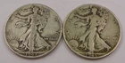 1943-P and 1945-P  Walking Liberty Half Dollars VG/Fine (2 Coins)