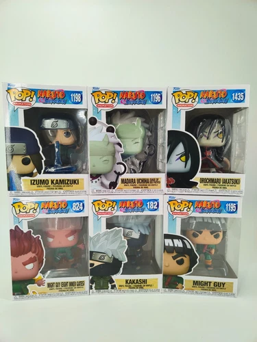 Naruto Shippuden Assorted Funko Pop Bundle Lot of 6