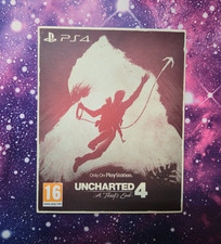 UNCHARTED 4 A THIEFS END + ONLY ON PLAYSTATION SLIPCASE - USED - PS4 - UK