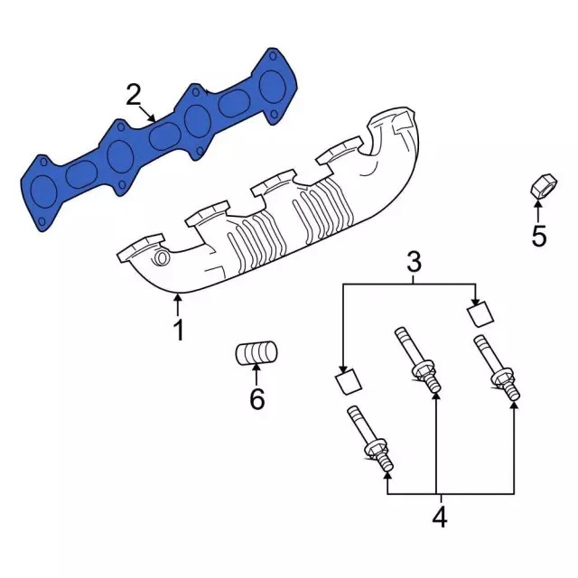正品福特垫片 6C3Z-9448-A — 第 3/4 张图片