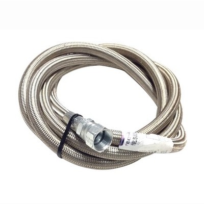 Tectran 21439 Air Brake Compressor Discharge Hose   96 In., Stainless Steel