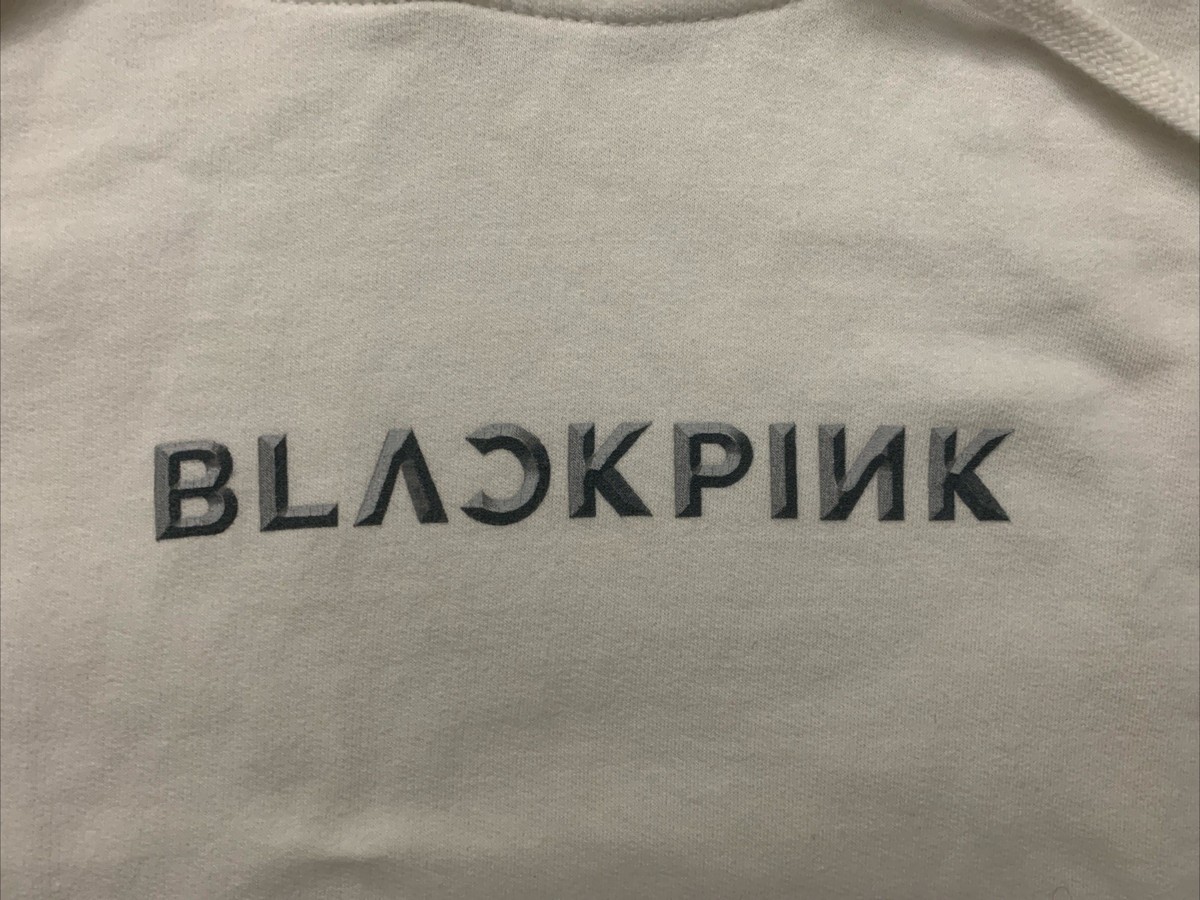 BLACKPINK Born Pink White Hoodie Size Medium Pink Venom Merch | eBay