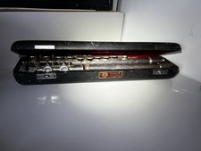 A Chinese practice flute, by Parrot, cased