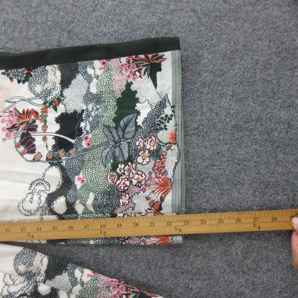 Ted Baker Pants Womens 2 White Black Floral Wide Leg Palazzo Print KARLAA - Image 3 of 4