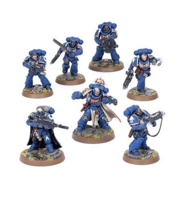 Neu Space Marines Angels of Death Kill Team macht 7 Modelle Warhammer 40k + Statistiken