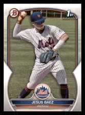 2023 Bowman Jesus Baez #BP-12 FBC New York Mets