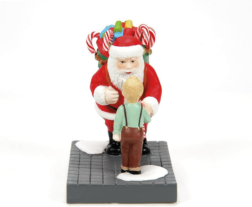 Christmas in the City Village Accessories Sharing the Sweetness Santa Figurine- - Picture 6 of 12