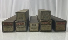 Player PIANO LOT OF 6 VINTAGE IDEAL and 1 QRS MUSIC Word ROLLS 88 Note
