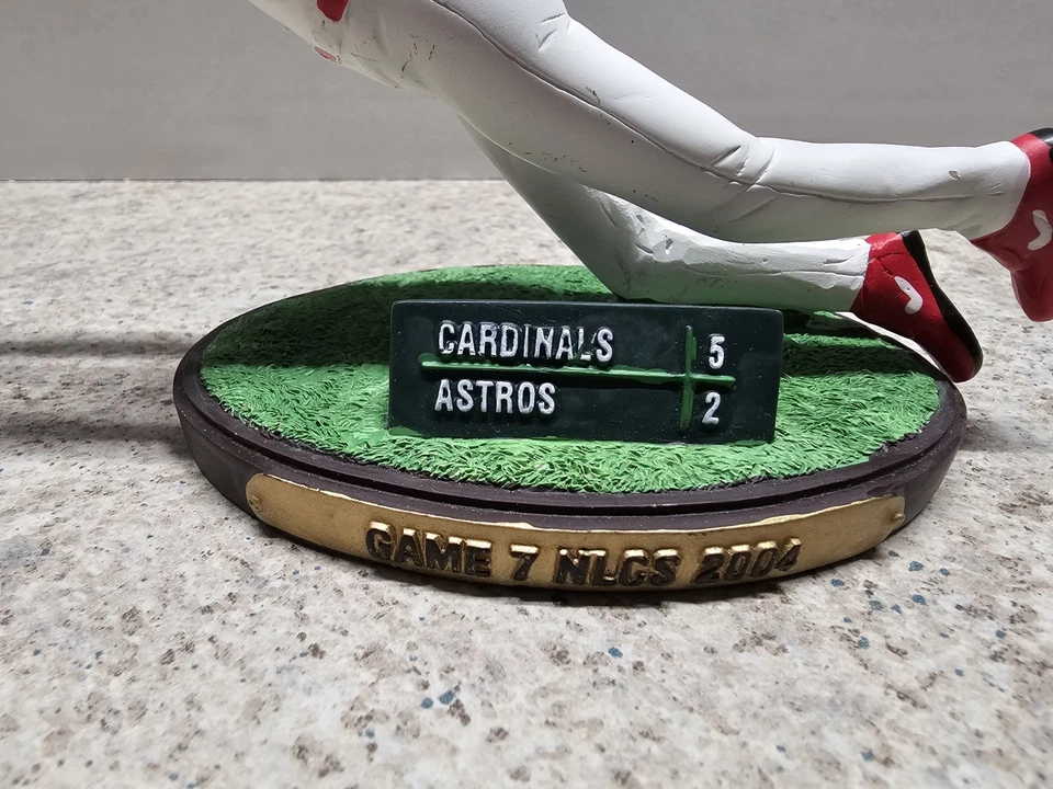 Jim Edmonds Cardenales de San Luis MLB 2005 SGA Estatua Estatuilla WS REPARADO Foto 2 de 4