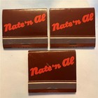 Vtg Nate n Al Deli MATCHBOOK Lot 3 FULL 30 Beverly Hills CA Delicatessen — photo 2
