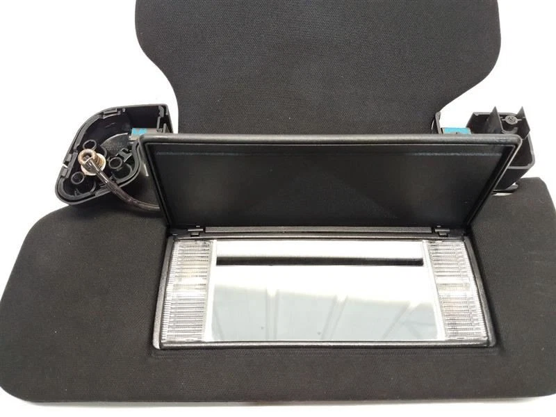 2003-06 Lincoln LS Drivers Left Sun Visor W/ Illuminate *Black* - Image 4 of 4