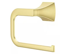 Pfister Bruxie Wall-Mounted Hand Towel Holder In Brushed Gold BRB-BIE0BG
