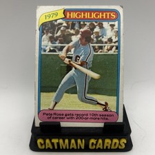 1980 Topps - 1979 Highlights Pete Rose #4