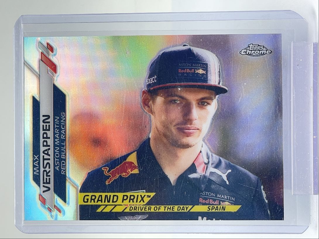 MAX VERSTAPPEN 2020 TOPPS CHROME F1 GRAND PRIX REFRACTOR #158 Q4854
