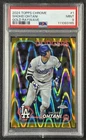 SHOHEI OHTANI PSA 9 2024 TOPPS CHROME #1 GOLD RAYWAVE REFRACTOR 11/50 DODGERS