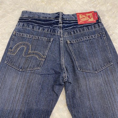 Evisu Denim Jeans Embroidered Seagull JP size 30 Mint Rare