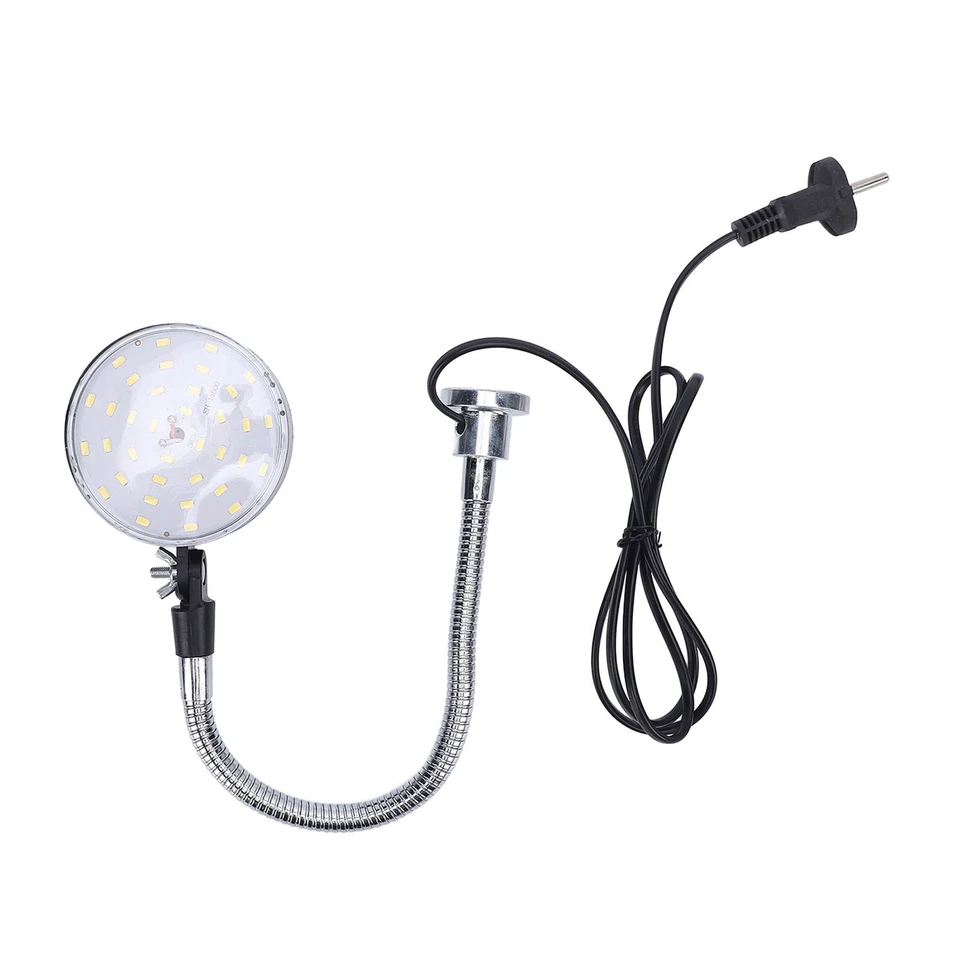 LED Machine Light 30cm Flexible Gooseneck Magnetic Base Work Light For Lath - Image 4 of 4