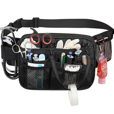 Nurse Fanny Pack with Tape Holder, Multi Compartment Medical Gear Pocket Nurs...