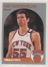 1990-91 NBA Hoops New York Knicks Sheet Singles Kiki Vandeweghe 6d7