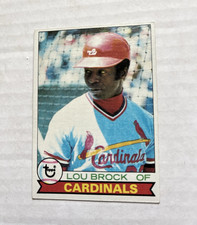 Topps 1979 Lou Brock St. Louis Cardinals #665 Baseball MLB Base Set Card