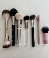 Makeup brush lot of 7 high end brushes