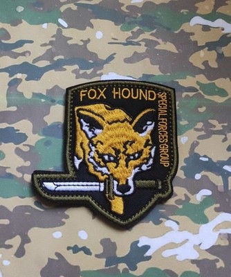 Patch Metal Gear Solid Foxhound Special Force Renard Vert Hook and Loop Scratch