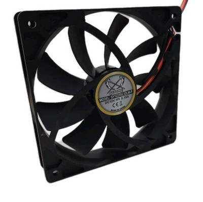 Scythe SY1225SL12SL, 120x120x 25mm 12V 0.18A, 3 Pin, Gehäuselüfter, Fan 