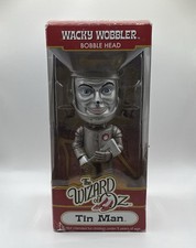 NEW RARE Funko Wacky Wabbler Wizard of Oz Tin Man Bobblehead Retired Collectible