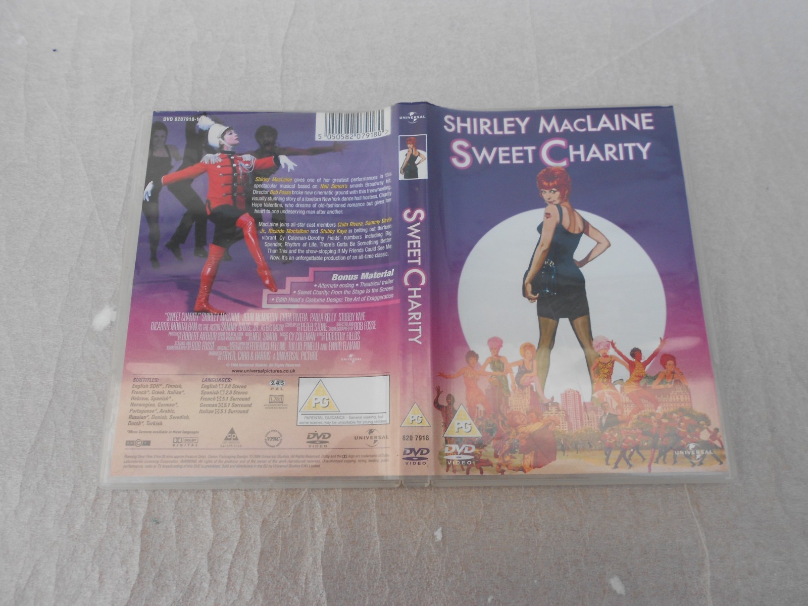Shirley maclalne in sweet charlty region 2 dvd in good condition