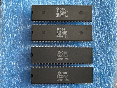 8520A-1 MOS/CSG ODD EVEN (x2) from an AMIGA 500 rev.5 #46/28 91