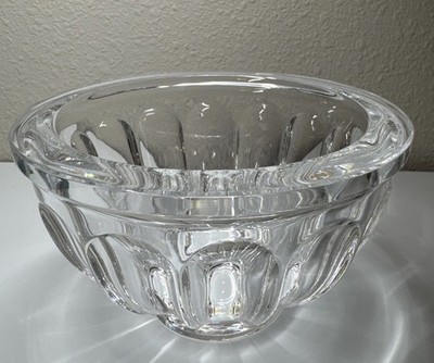 ORREFORS SWEDEN '' SAN MICHELE '' CRYSTAL BOWL - Signed  A RARE FIND!