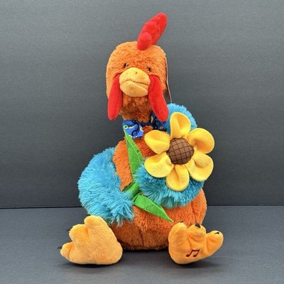 Cuddle Barn Animated Spring Chicken Plush Singing You Make Me Feel So Young