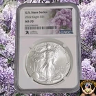 NEW HAMPSHIRE 2022 $1 American Silver Eagle T2 NGC MS70 State Series 👌 🔥
