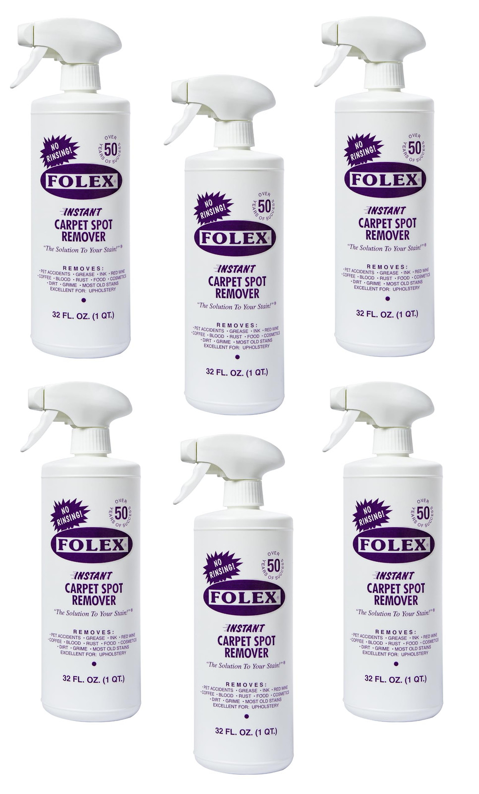 Instant Carpet Spot Remover, 32oz, Pack of 6