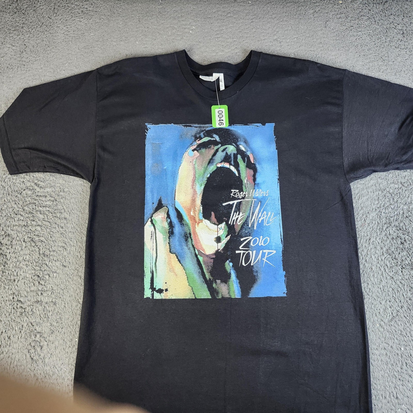 Roger Waters The Wall 2010 Tour Shirt Mens Large Black Concert Rock Band Tee