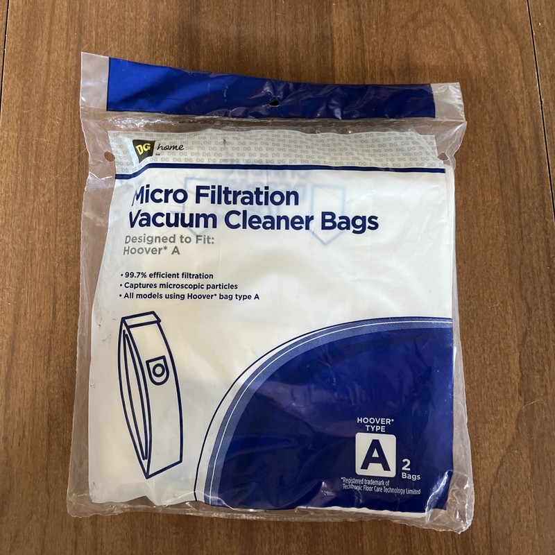 Micro Filtration Vacuum Cleaner Bags Designed To Fit Hoover A