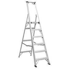 Sealey Aluminium Step Ladder 6-Tread Industrial Bs 2037/1 Step Ladder AXL6