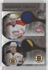 2005-06 SP Game Used Edition 4/35 Patrice Bergeron Mike Ribeiro Dual Patch 0uj7