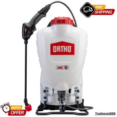 Ortho 2-Gallon Rechargeable 2-in-1 Backpack Sprayer, Lawn, Garden, NEW