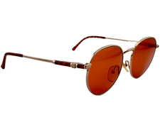 NEW VINTAGE DUNHILL 6194 GOLD TORTOISE ROUND GOLD SUNGLASSES AUSTRIA