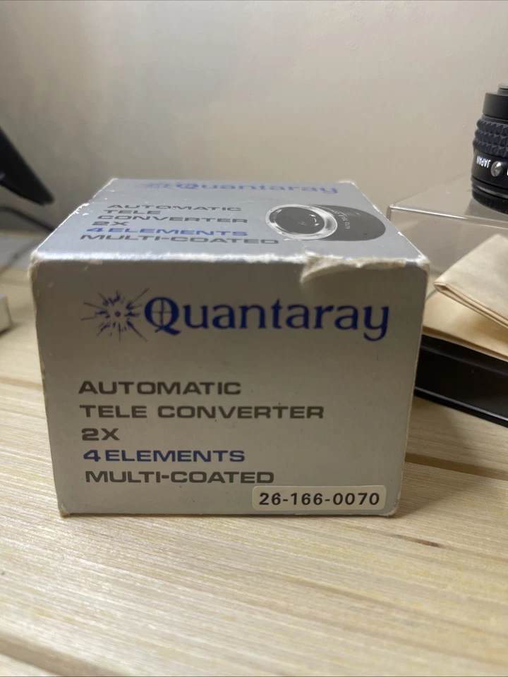 Quantaray Automatic Teleconverter Converter 2X 4 Elements Muti-coated Minolta - Image 2 of 4