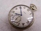 Antique Art Deco Gold Filled Elgin Pocket Watch 7 Jewel Philadelphia Case Vtg
