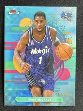 Tracy McGrady 2025-26 Topps Finest Uncommon Sky Blue Refractor Base /250 #199