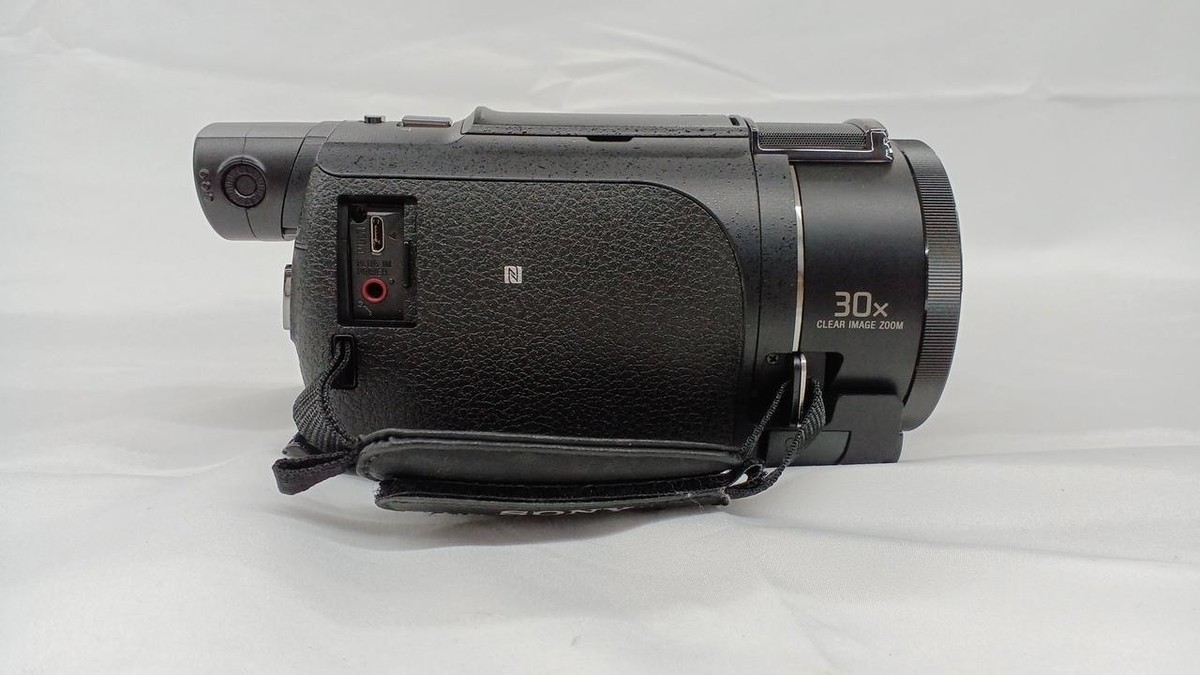 Sony FDR-AX55 4K handy cam Camcorder Black Operation Tested SET | eBay