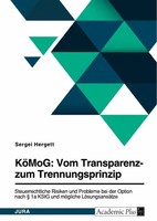 Sergei Hergett | KöMog: Vom Transparenz- Zum Trennungsprinzip....