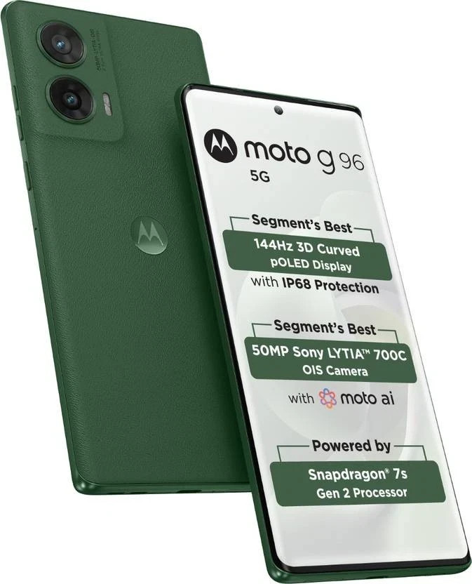 MOTOROLA G96 5G (Greener Pasture 256 GB Storage-8 GB RAM) “NO