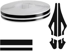 32Ft Car Pinstriping Tape, Vinyl Pin Striping Decals Trim Stripe Black 
